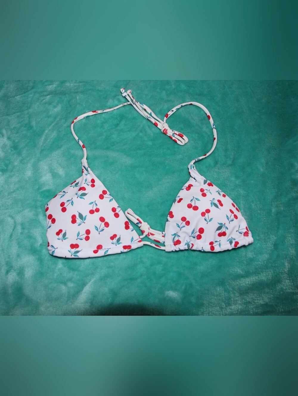 Women's Cherry Bikini Top